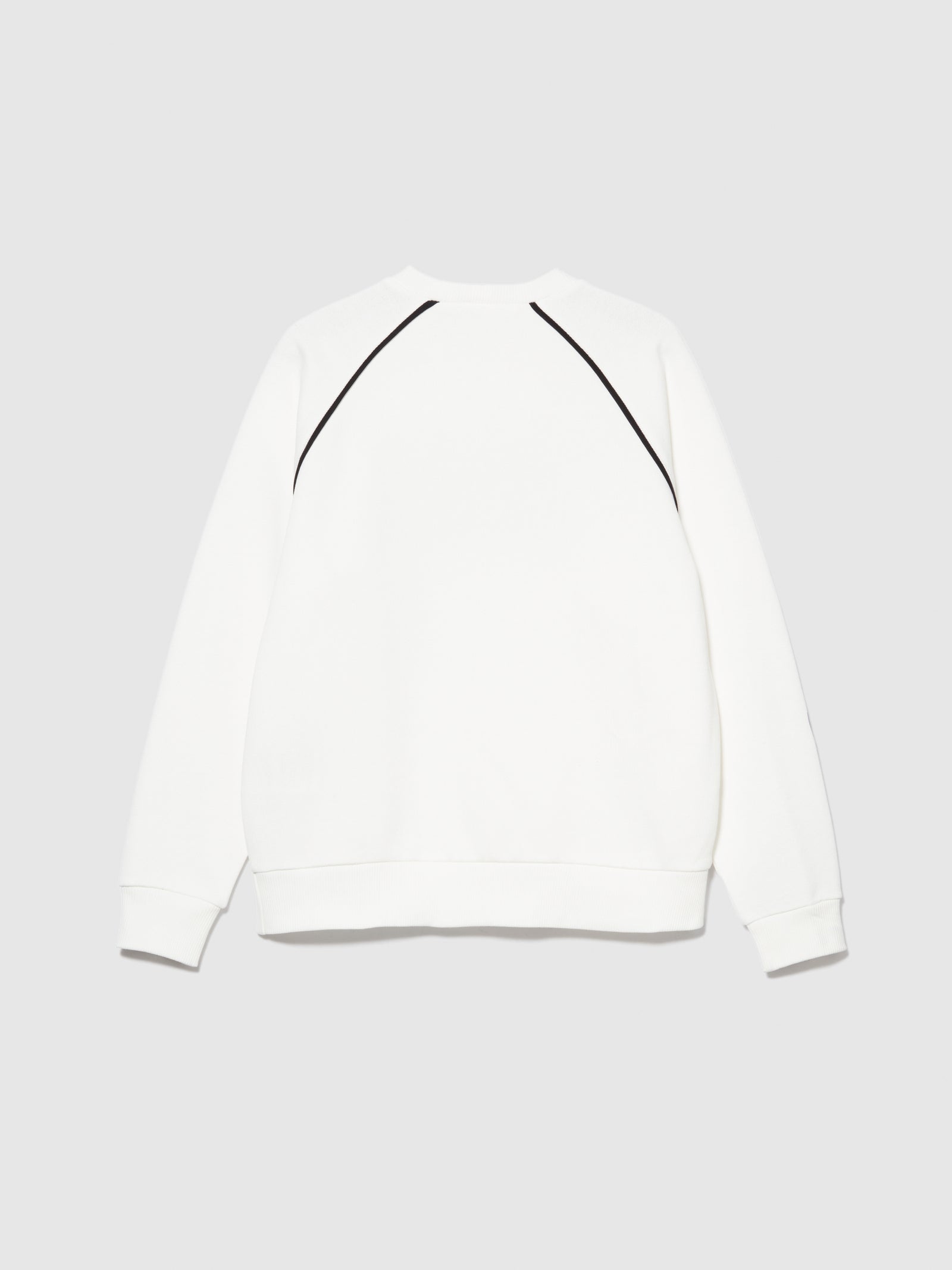 Felpa over con patch da bambino bianco 2 | Sisley young Outlet