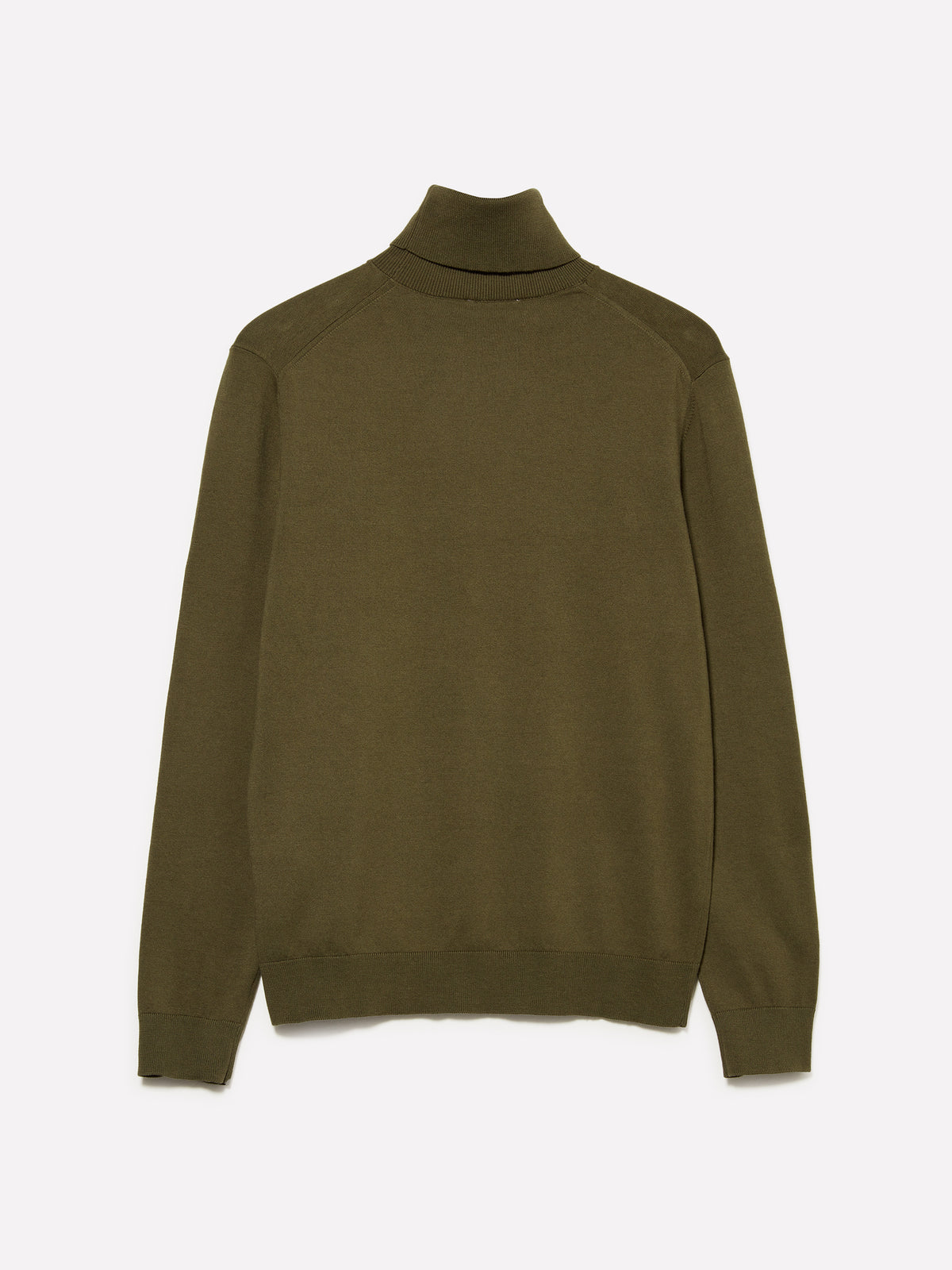 Maglia verde oliva con collo alto