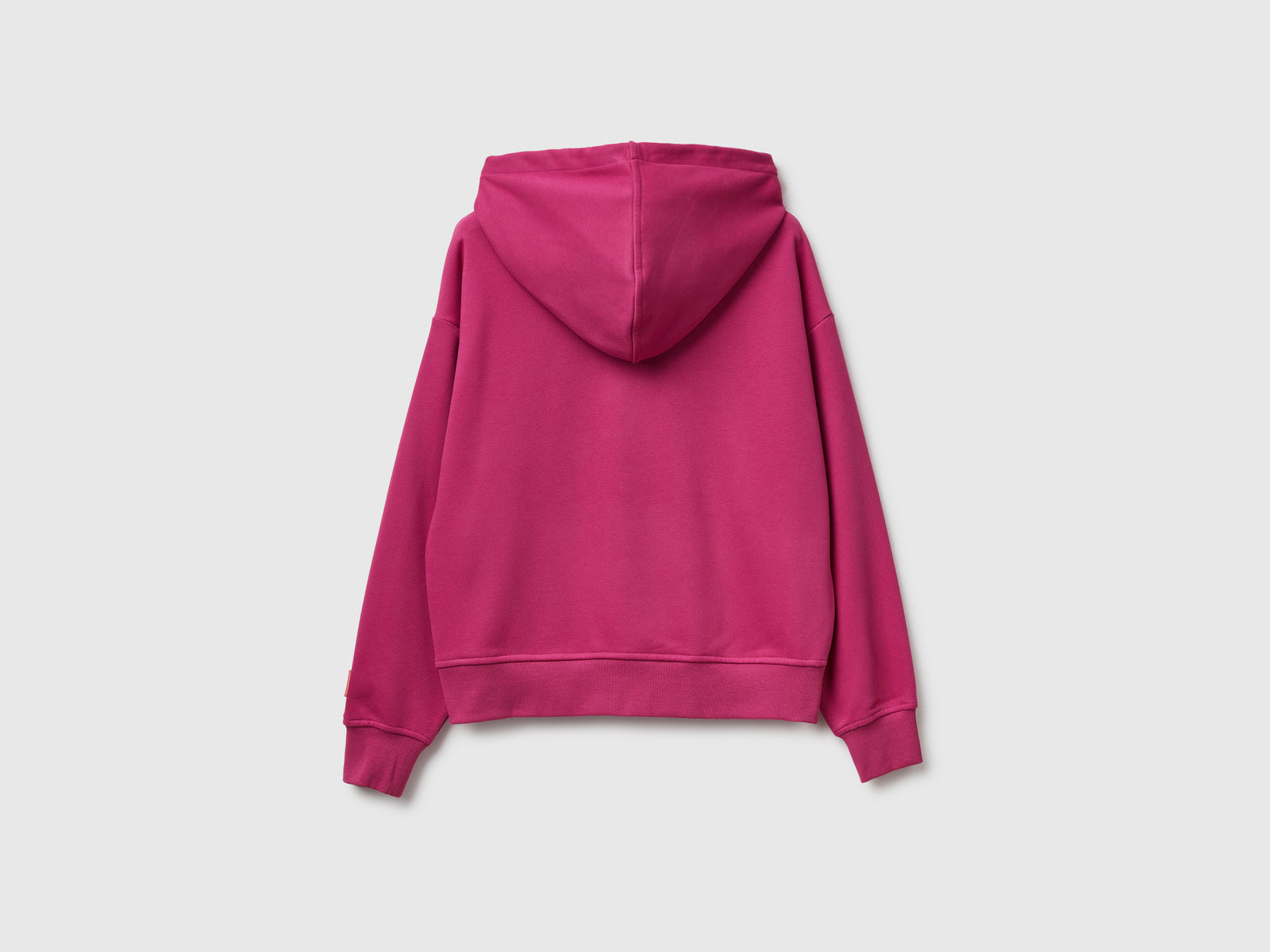 Felpa con cappuccio e slogan da donna prugna 2 | Benetton Outlet