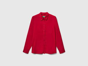 Camicia regular fit in viscosa