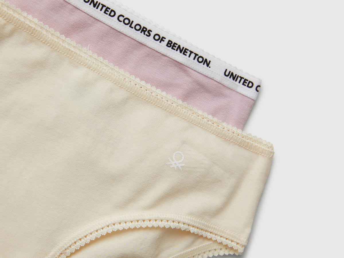 Due slip in cotone stretch