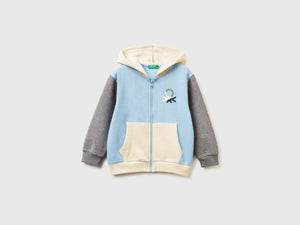 Felpa con cappuccio e zip