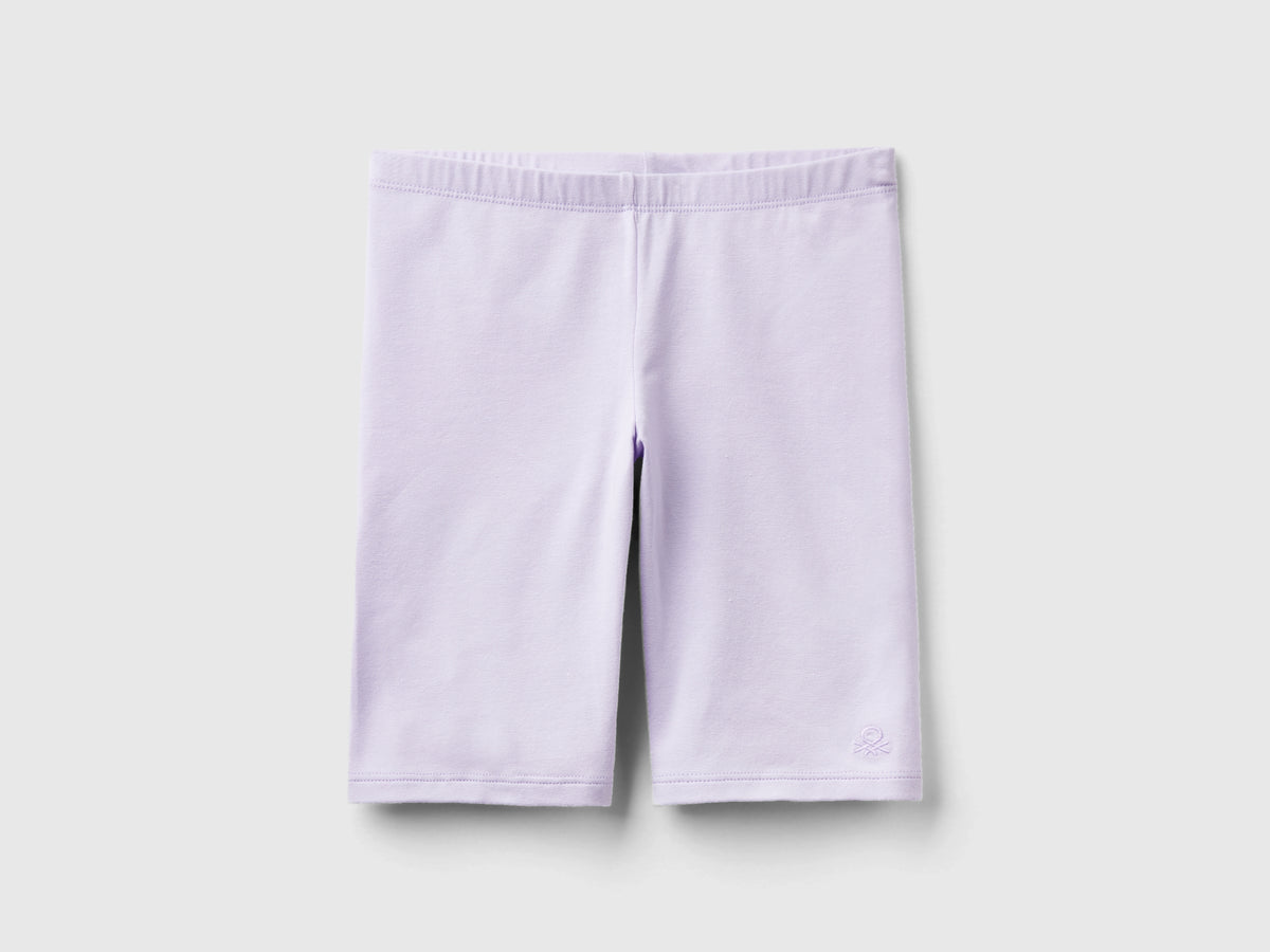 Leggings corti in cotone stretch
