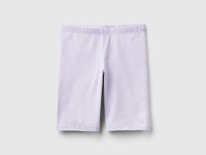 Leggings corti in cotone stretch
