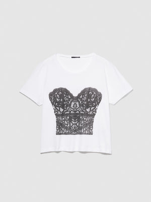 T-shirt con stampa fotografica