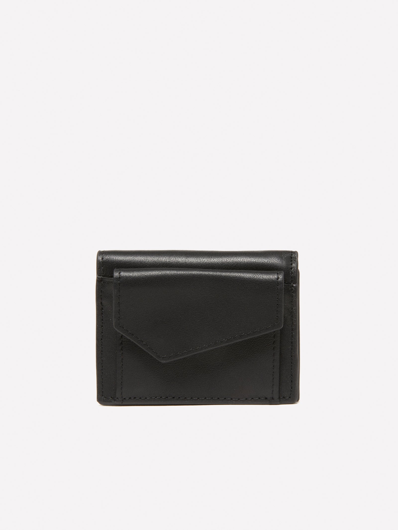 Portafoglio in pelle da donna nero | Sisley Outlet