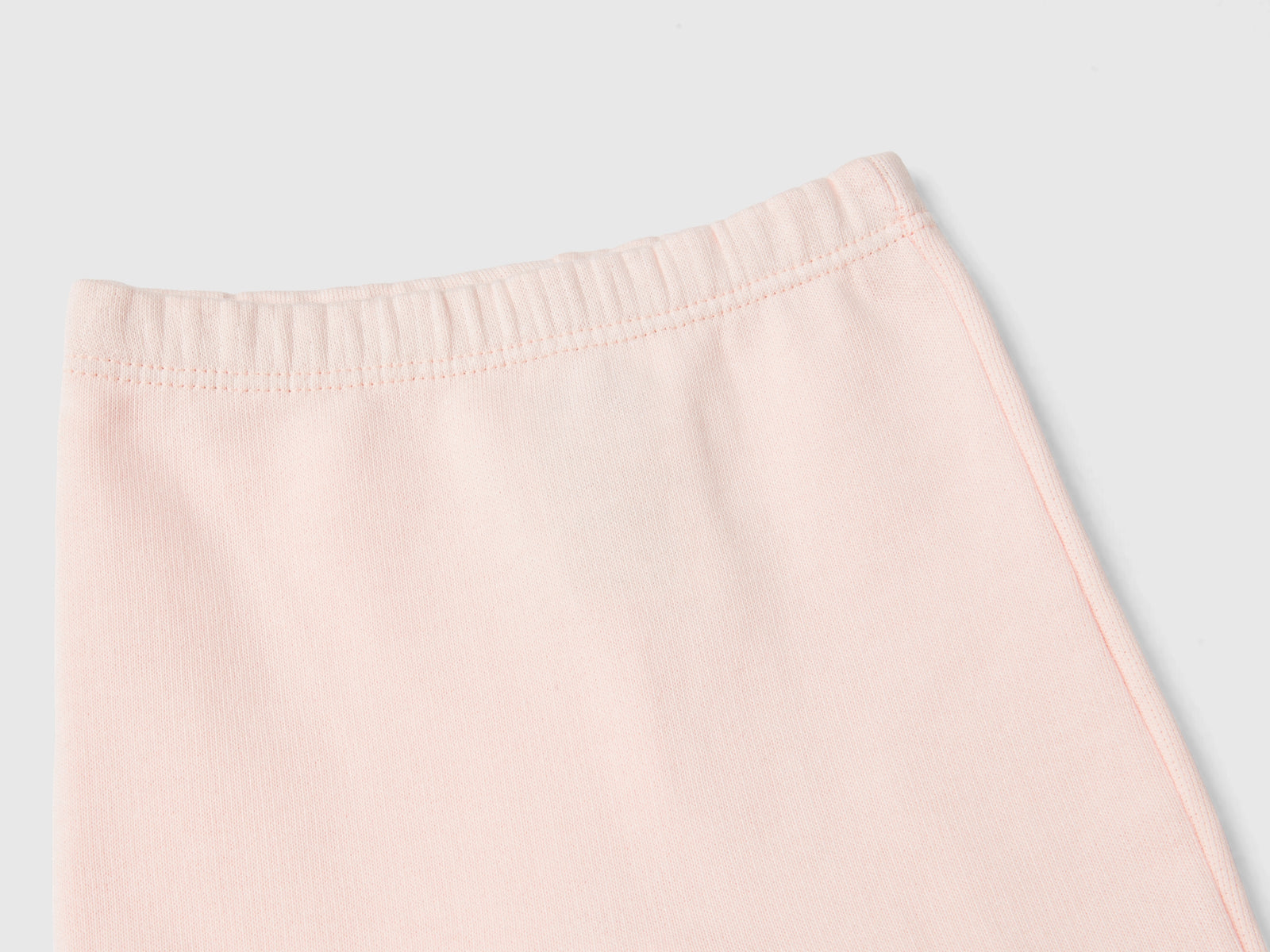 Completino in felpa di cotone bio da neonato pesca 2 | Benetton Outlet