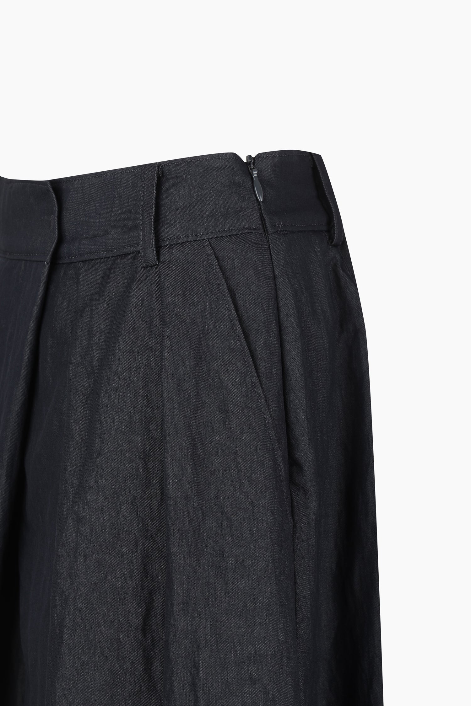 Gonna pantalone con pieghe da donna nero 3 | Sisley Outlet