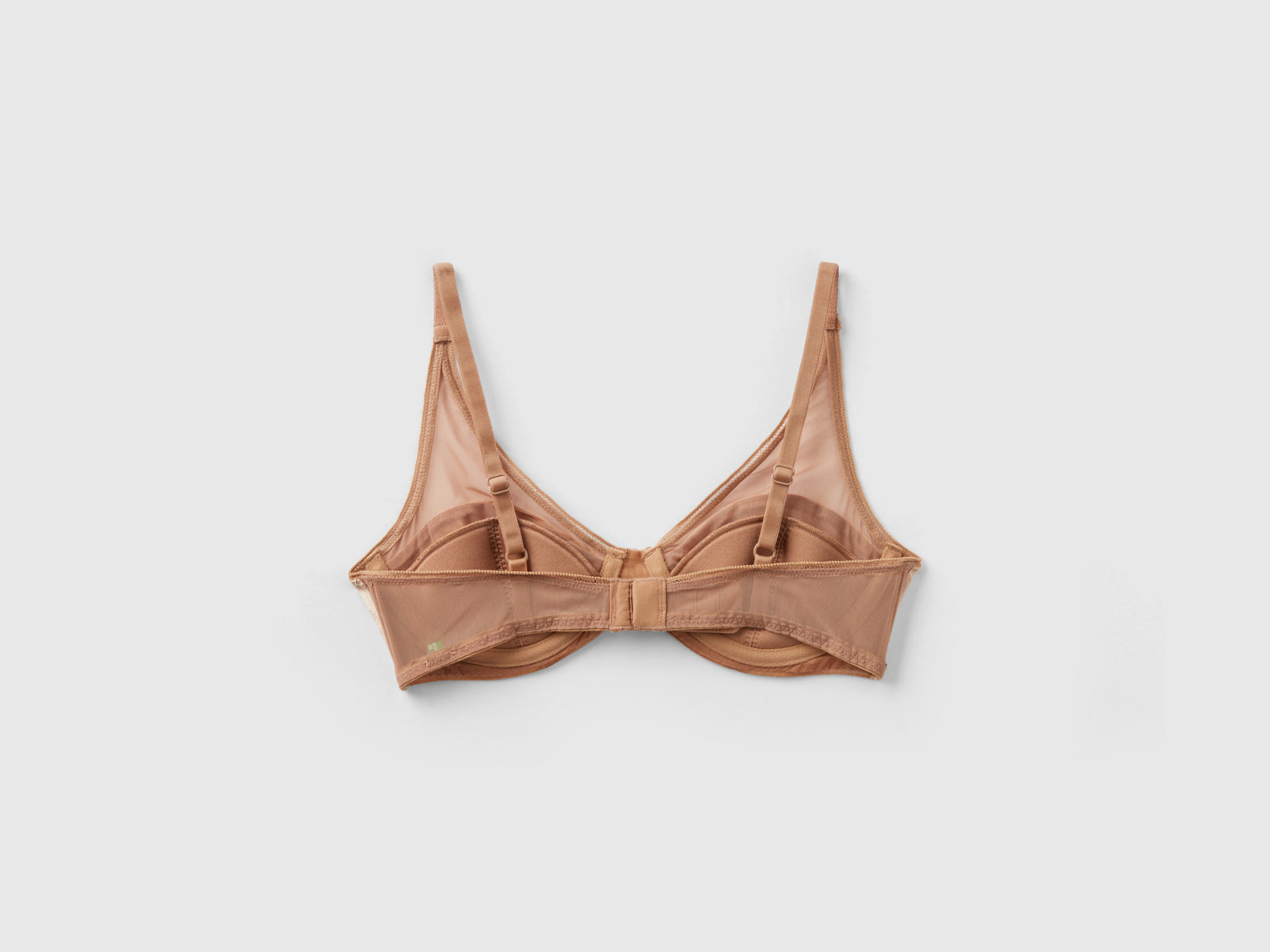 Reggiseno in velour semi imbottito da donna cammello 2 | Benetton Outlet
