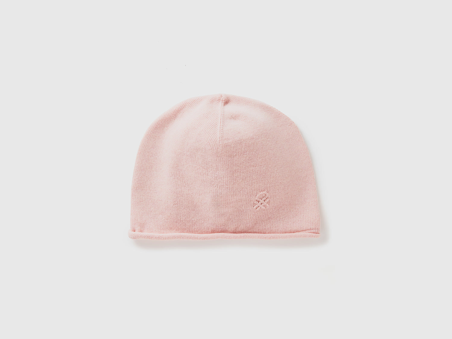 Cappello in misto cashmere da donna rosa pastello | Benetton Outlet