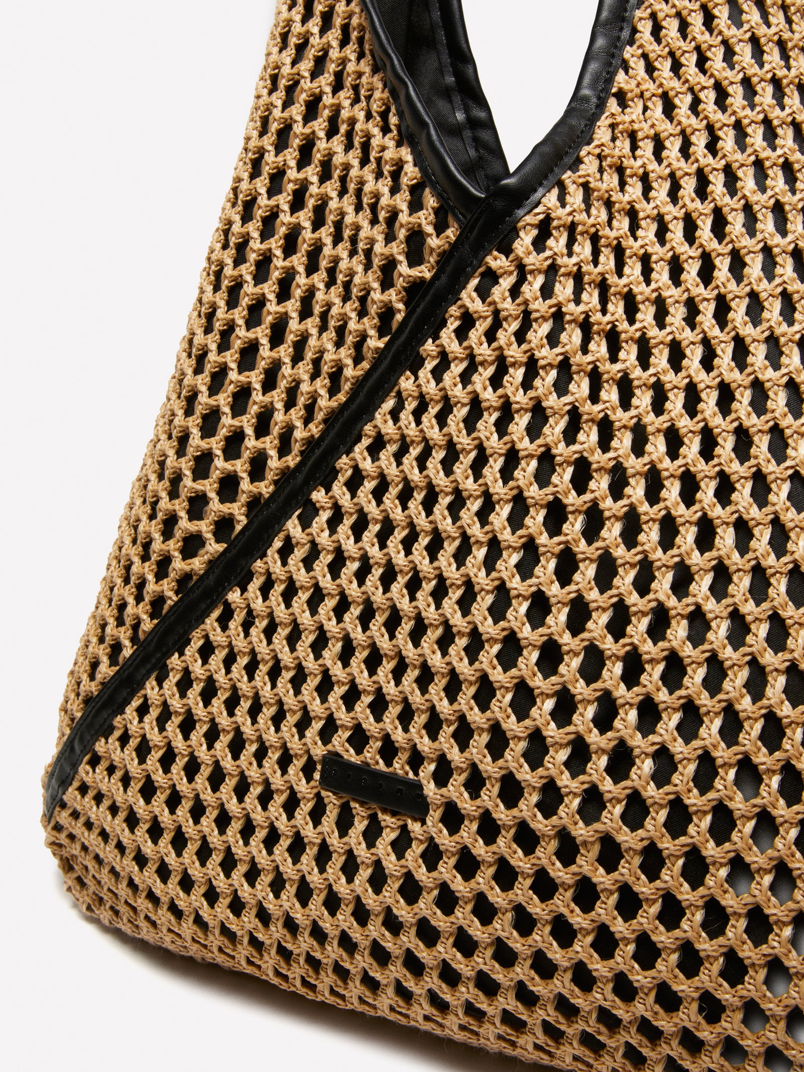 Crochet-look tote bag da donna beige 3 | Sisley Outlet