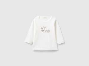 T-shirt manica lunga 100% cotone bio