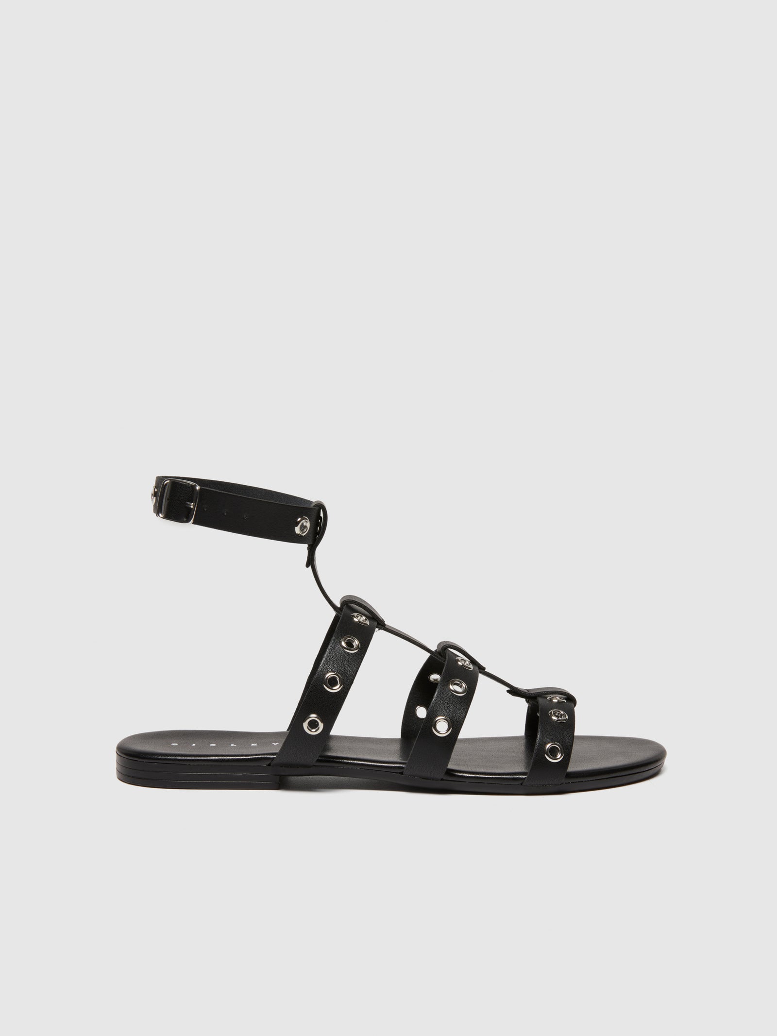 Sandali bassi con cinturino da donna nero 4 | Sisley Outlet