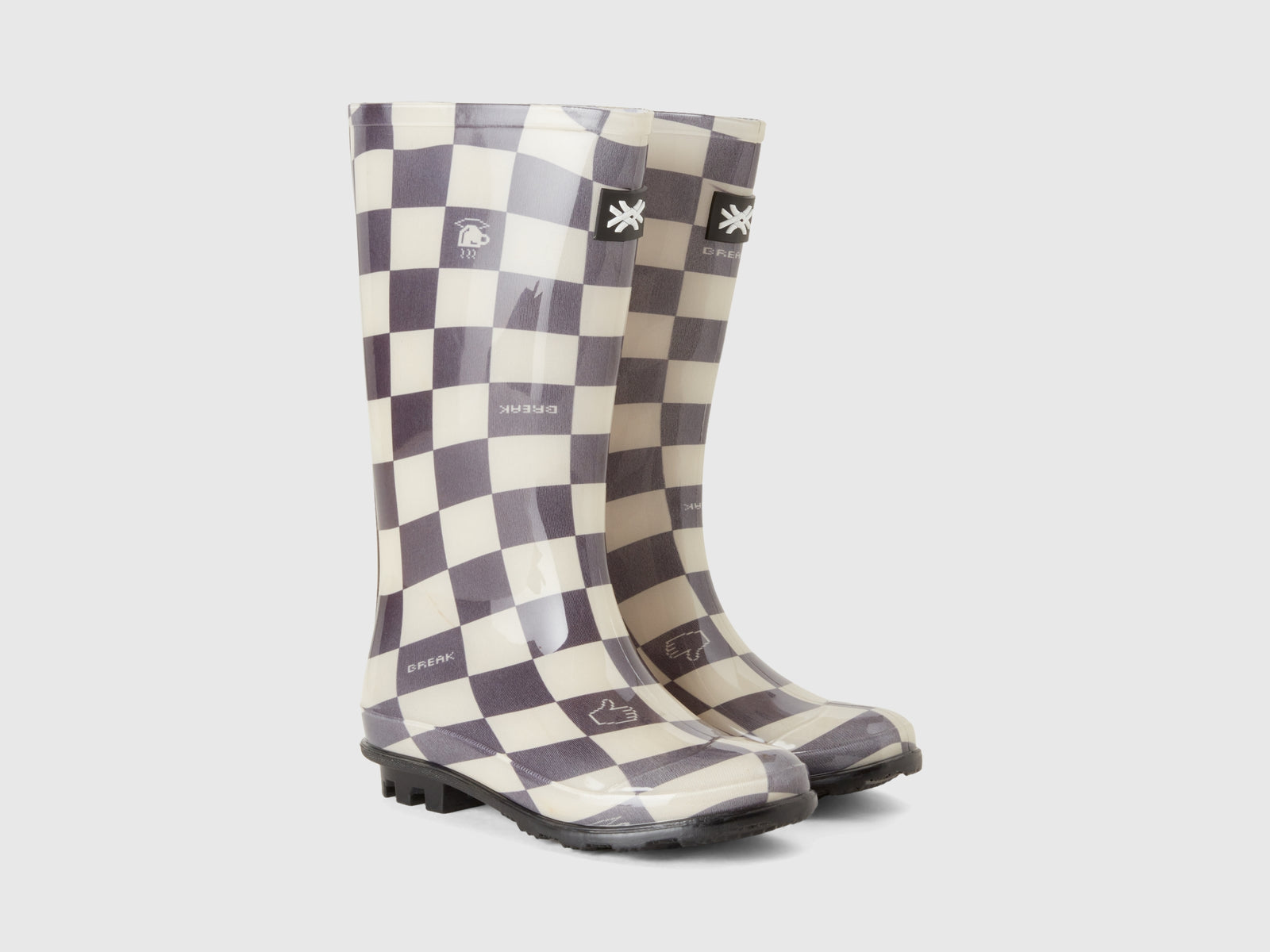 Stivali da pioggia stampati da bambina multi-color 3 | Benetton Outlet