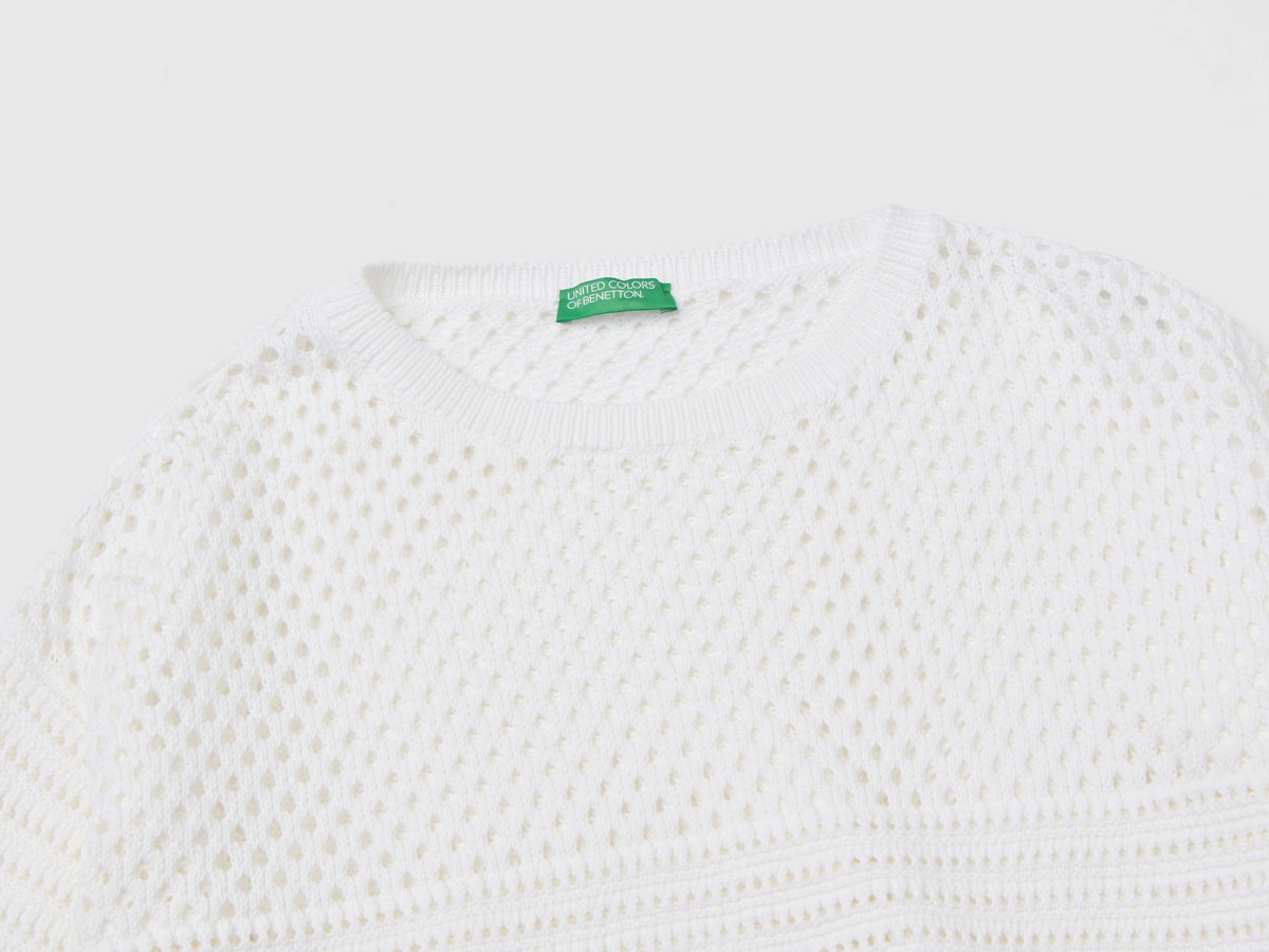 Maglia con trafori boxy fit