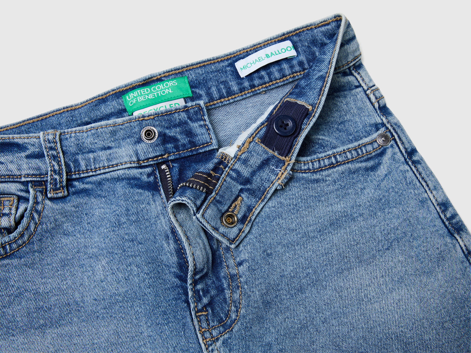 Jeans balloon fit da bambino bluette 3 | Benetton Outlet