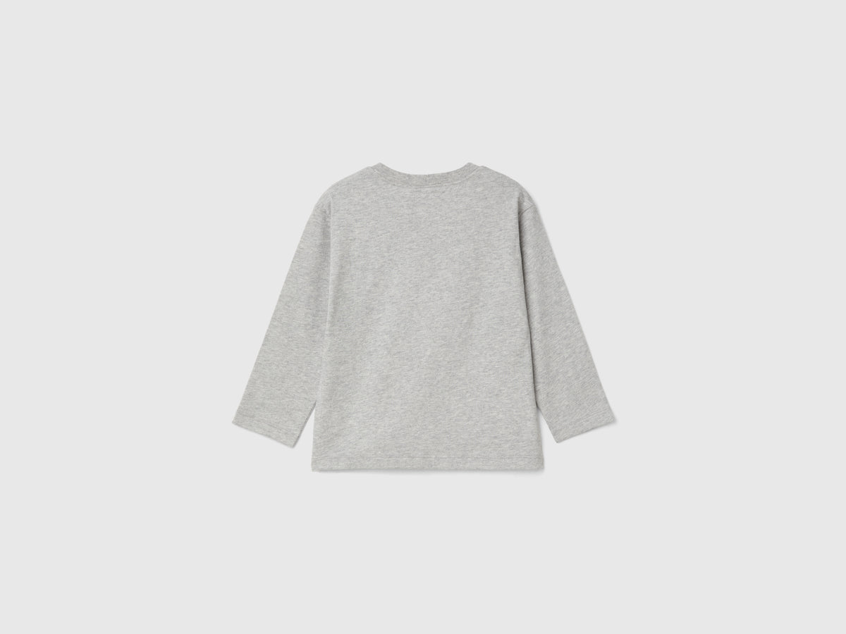 T-shirt con stampa in caldo cotone bio