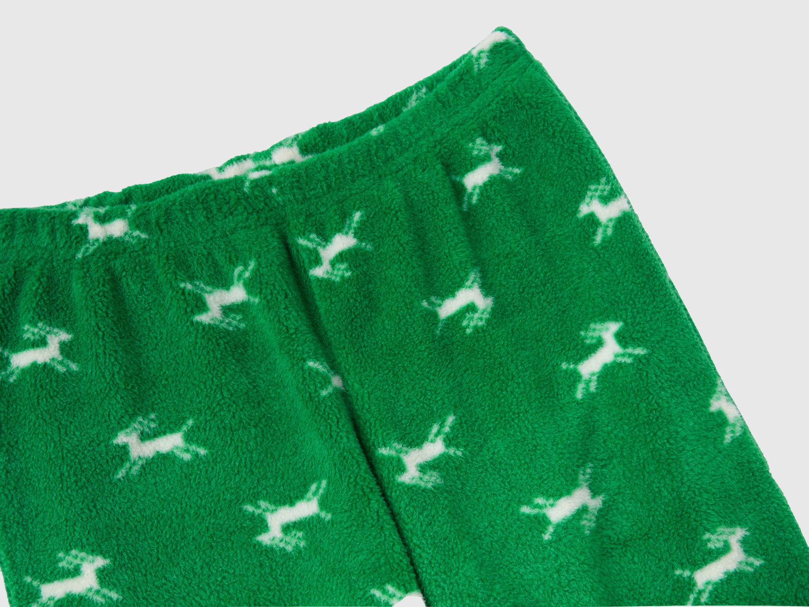 Pigiama renne in pile da bambino grigio chiaro 2 | Benetton Outlet