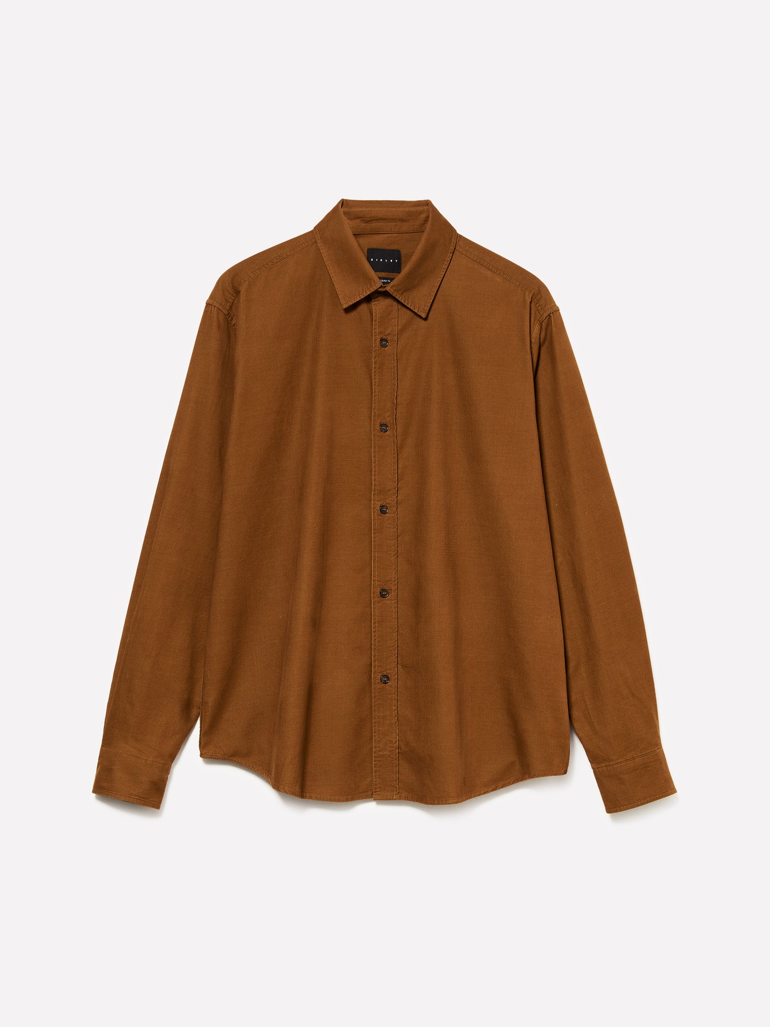Camicia in velluto a costine da uomo marrone | Sisley Outlet