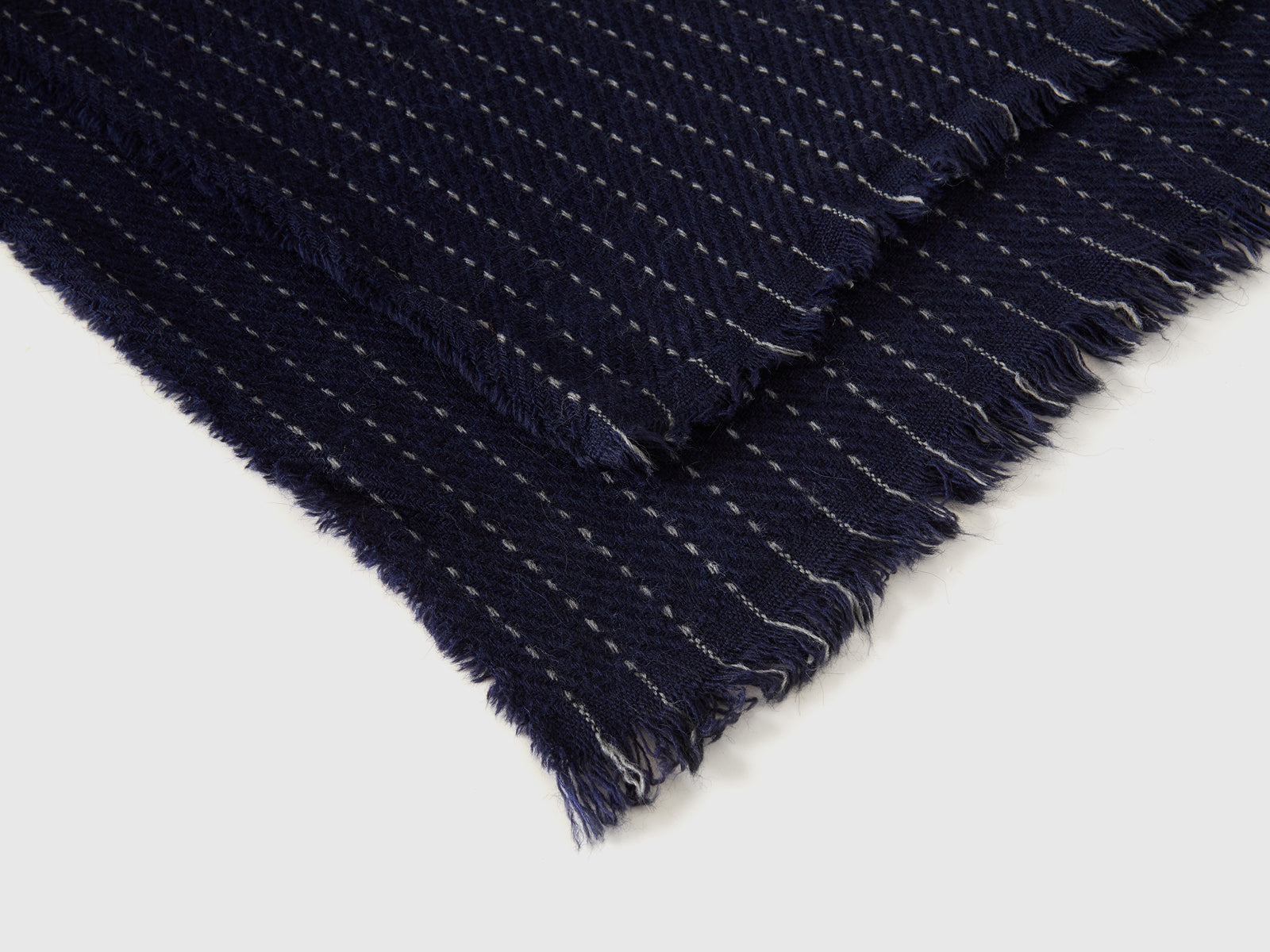 Sciarpa a righe da donna blu scuro 2 | Benetton Outlet