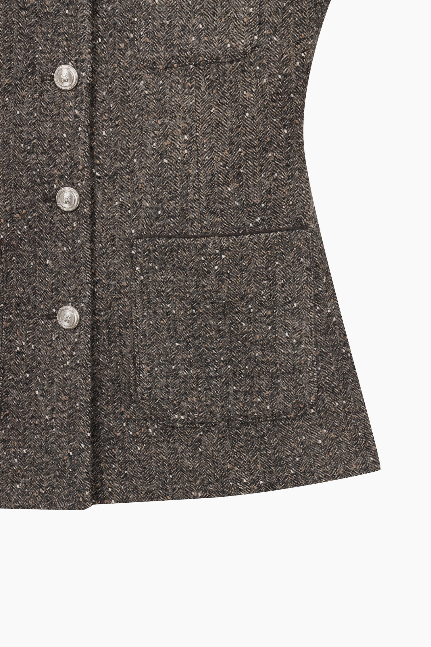 Giacca svasata da donna marrone scuro 4 | Sisley Outlet