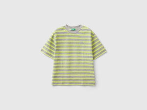 T-shirt a righe over fit