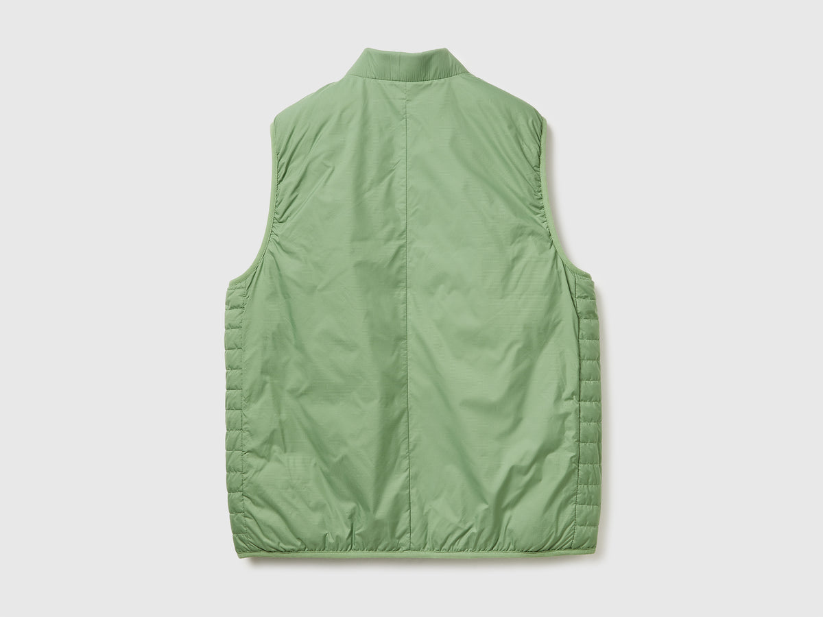 Gilet in nylon con imbottitura riciclata
