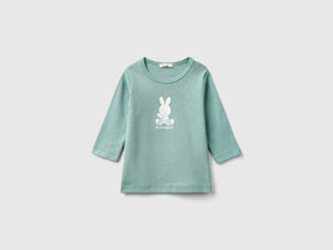 T-shirt manica lunga 100% cotone bio