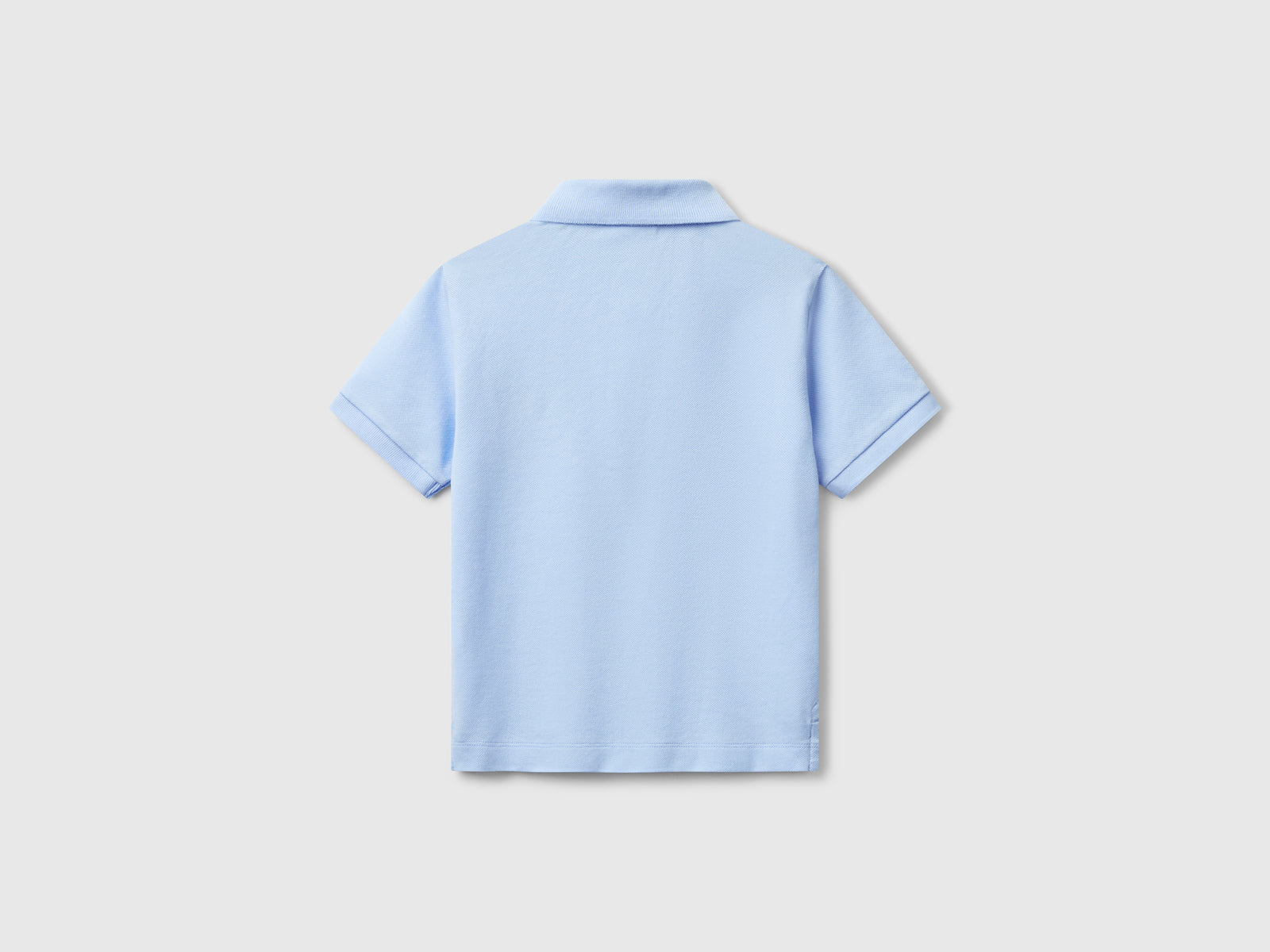 Polo con ricamo Snoopy ©Peanuts da bimbo celeste 2 | Benetton Outlet