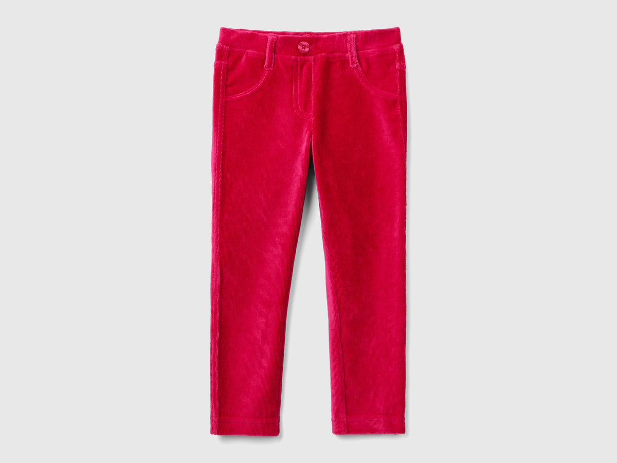 Pantaloni in ciniglia a costine