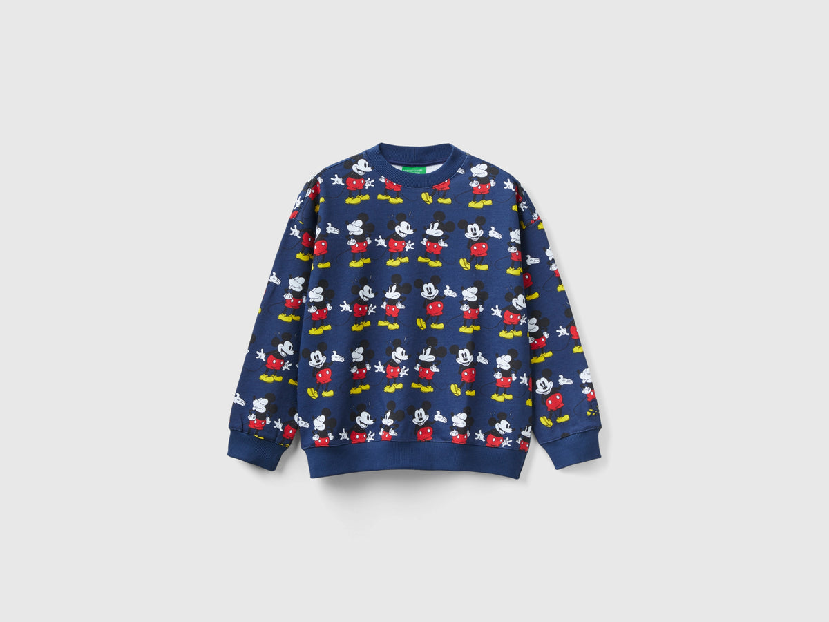 Felpa con stampa Mickey Mouse