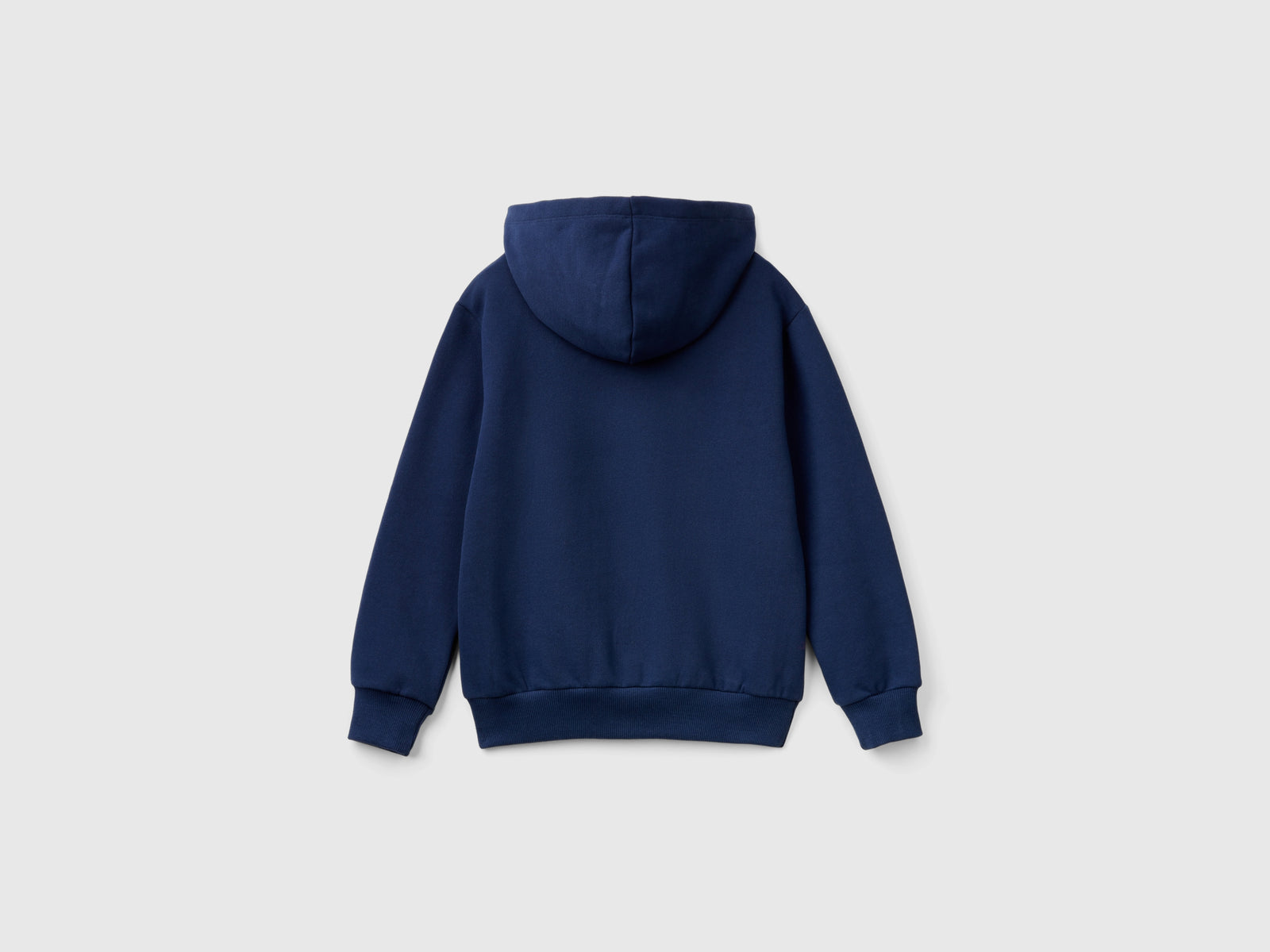 Calda felpa con cappuccio da bambino blu scuro 2 | Benetton Outlet