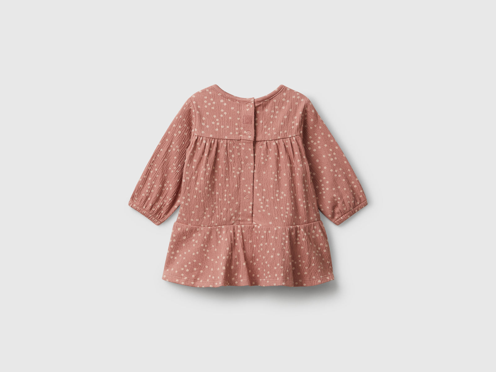 Abitino a pois da neonato rosa 2 | Benetton Outlet