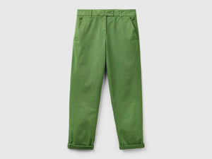 Pantaloni chino in cotone stretch
