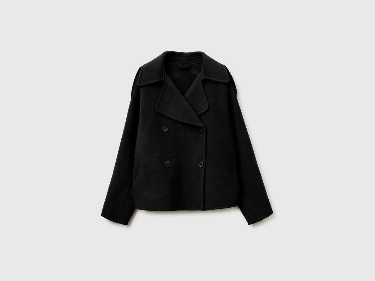 Cappotto doppiopetto 100% lana