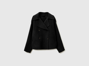 Cappotto doppiopetto 100% lana