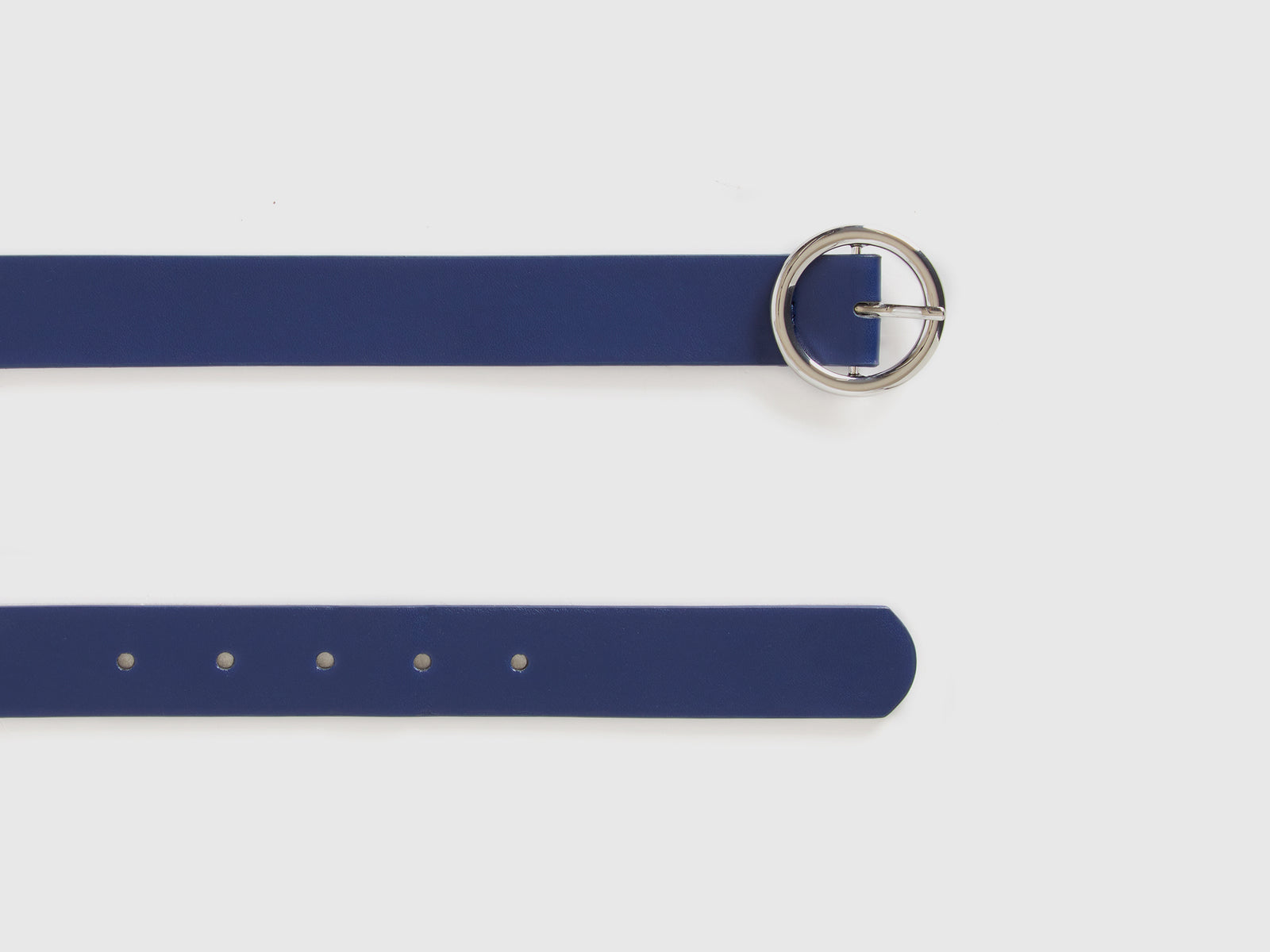 Coated fabric belt da donna blu 2 | Benetton Outlet