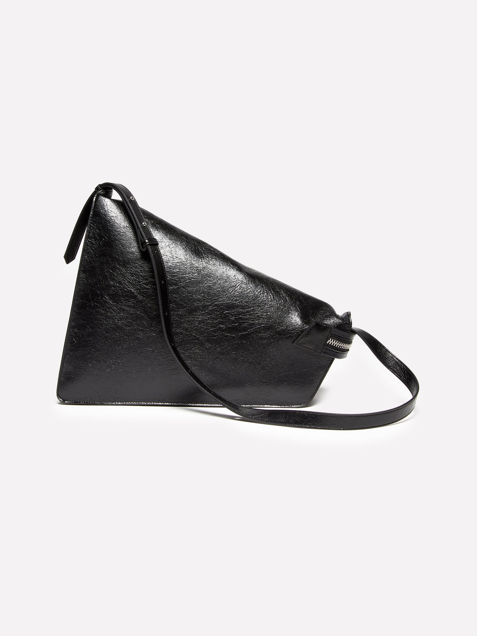 Borsa a spalla asimmetrica da donna nero 2 | Sisley Outlet