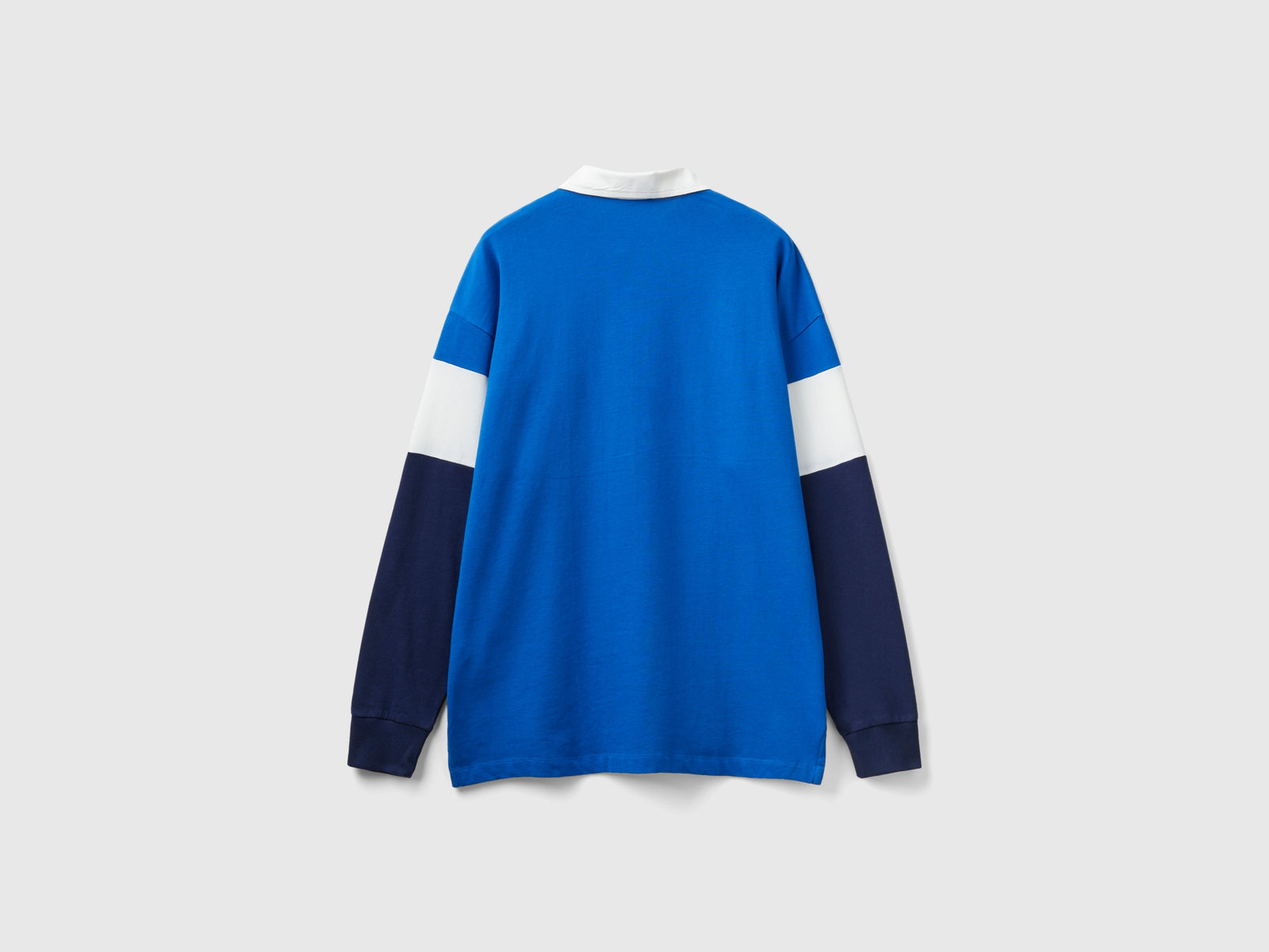 Polo stile rugby da uomo blu 2 | Benetton Outlet