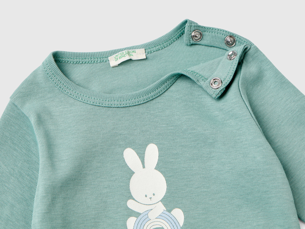 T-shirt manica lunga 100% cotone bio