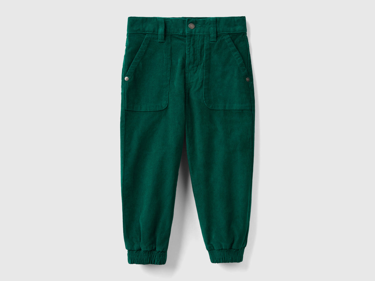 Pantaloni in velluto stretch