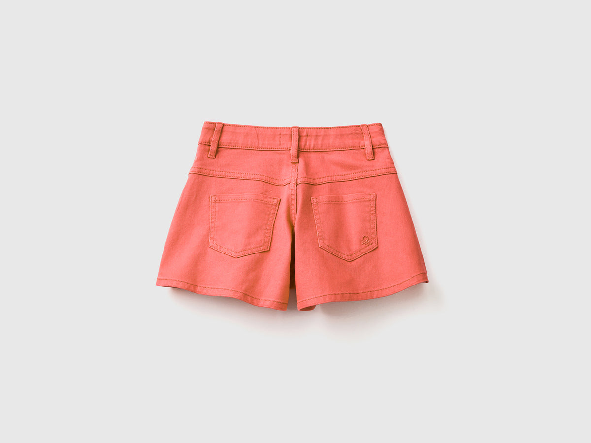 Pantaloncini corti in cotone elasticizzato