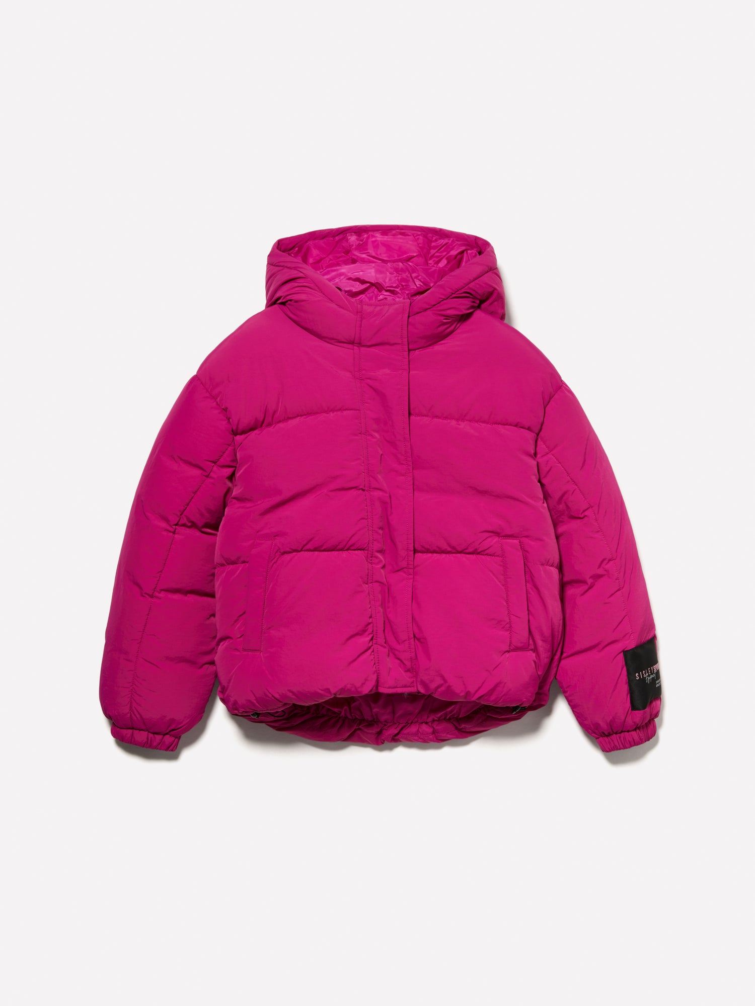 Giubbotto imbottito over fit da bambina fucsia | Sisley young Outlet