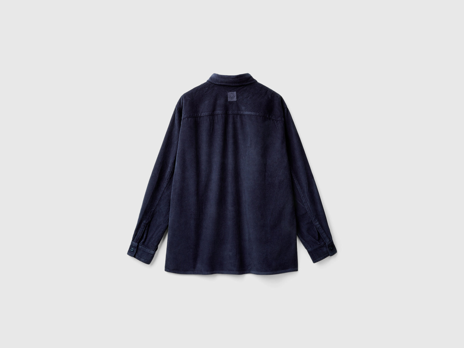 Camicia in velluto a costine da uomo blu scuro 2 | Benetton Outlet