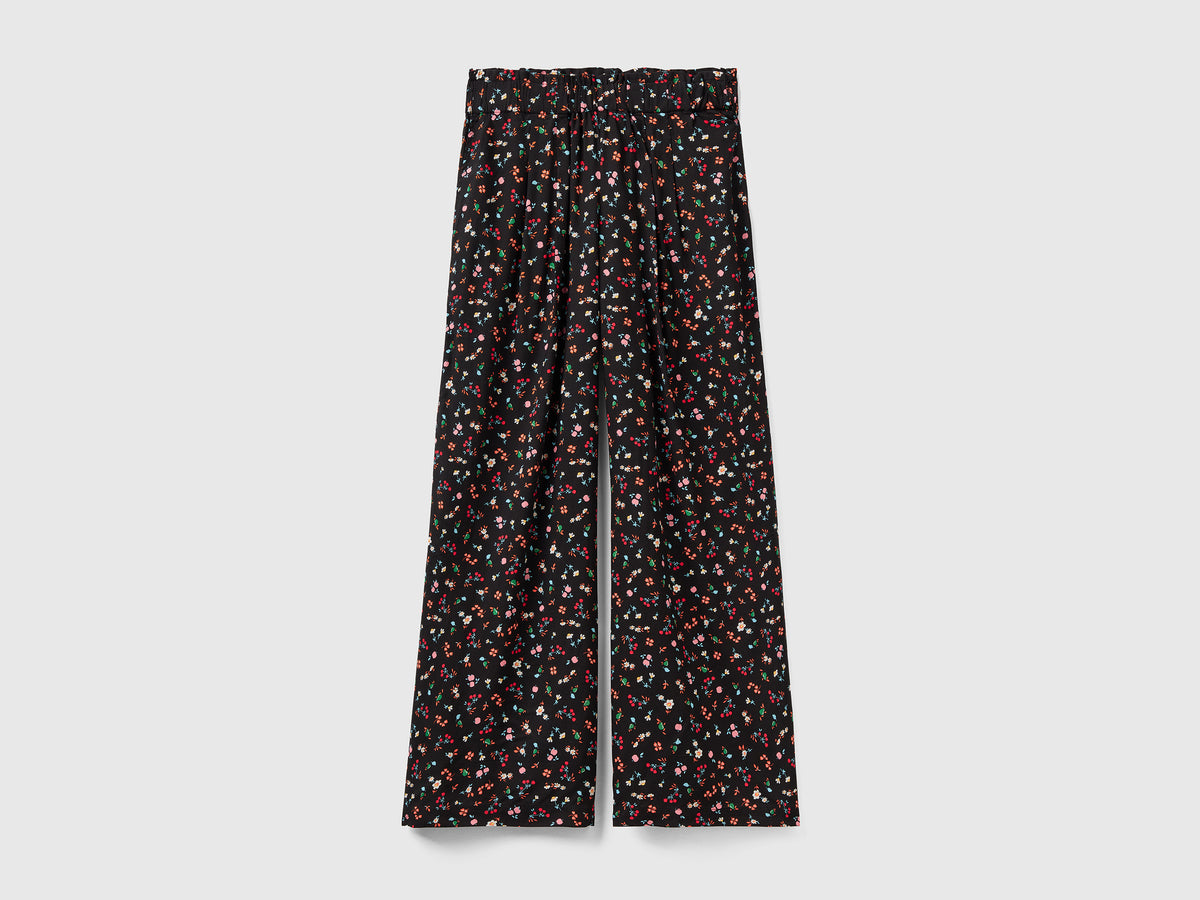Pantaloni fantasia in viscosa