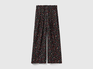 Pantaloni fantasia in viscosa