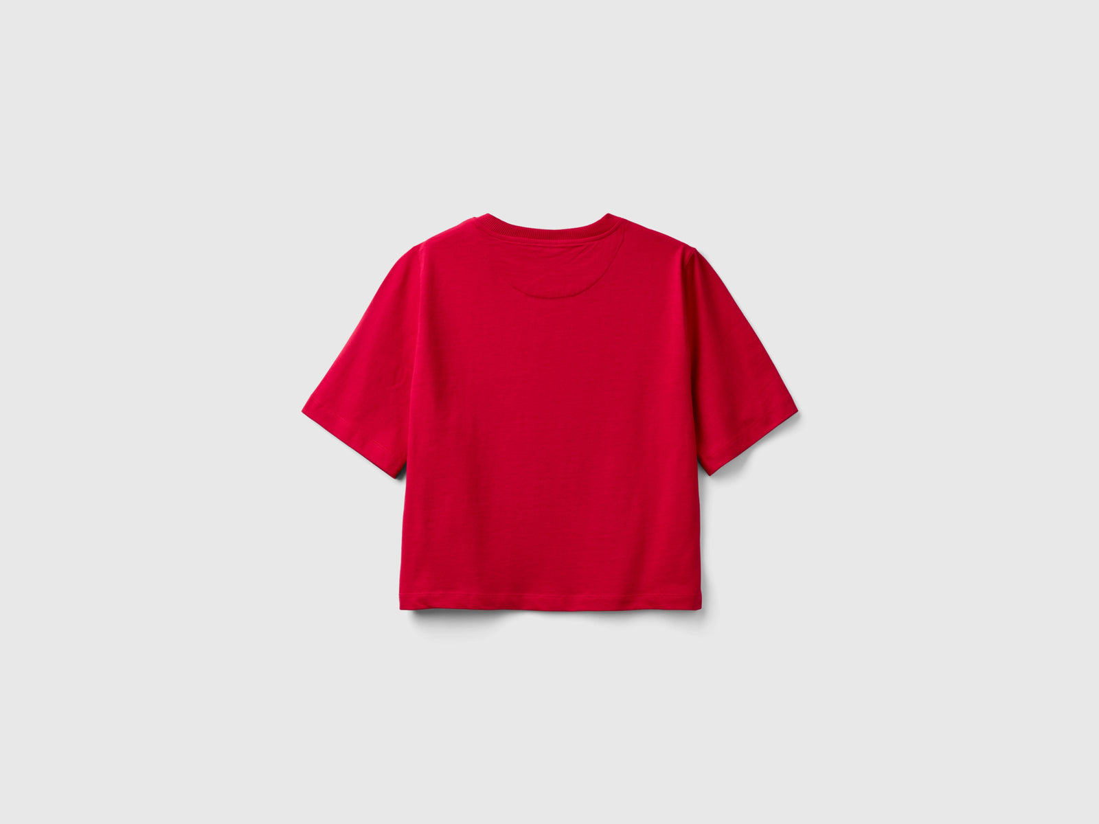 T-shirt boxy fit 100% cotone da donna ciclamino 2 | Benetton Outlet