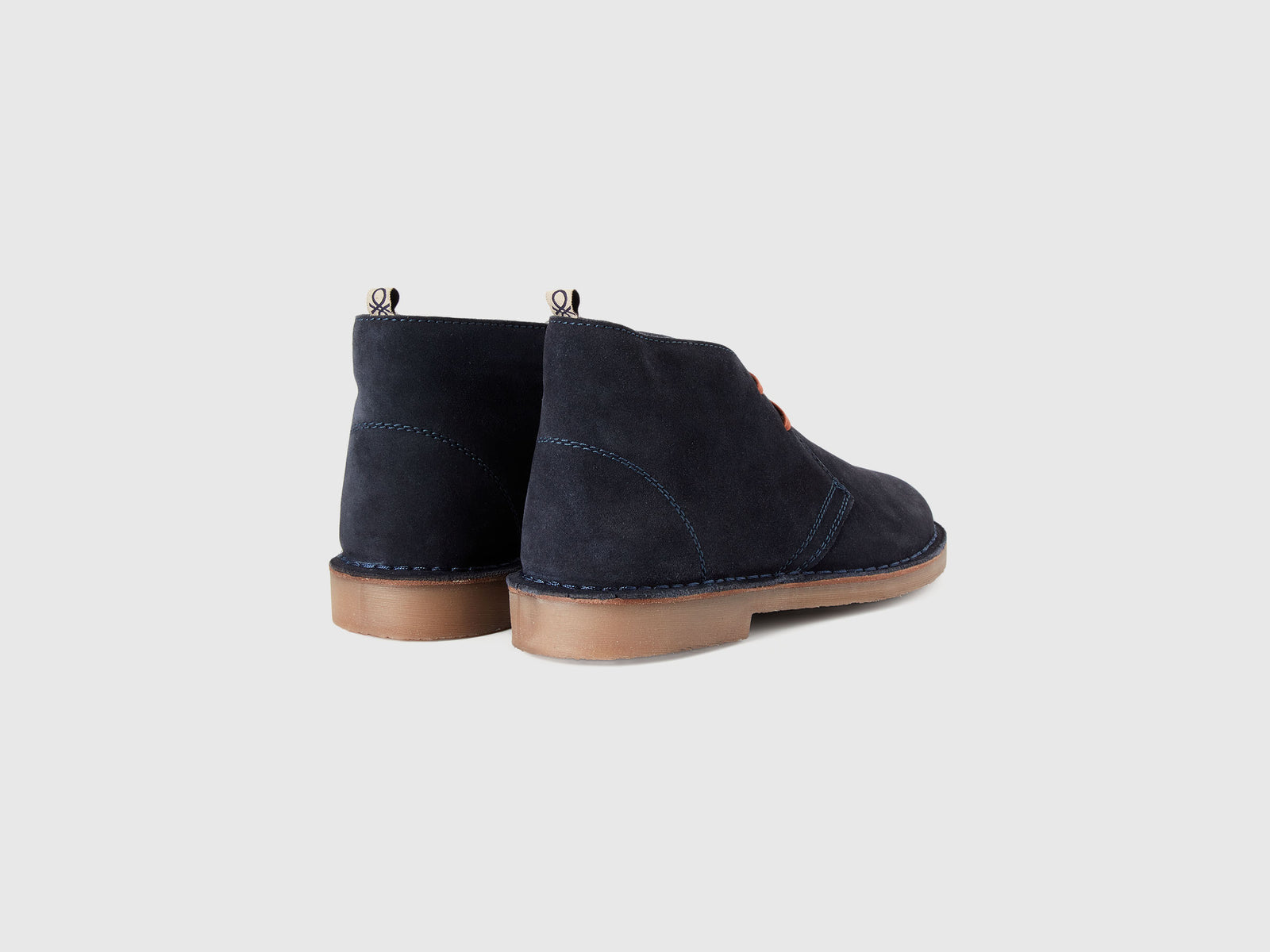 Polacchine in pelle da uomo blu 2 | Benetton Outlet