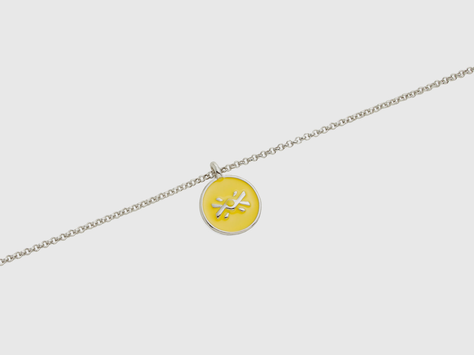 Collana con pendente da donna giallo 2 | Benetton Outlet
