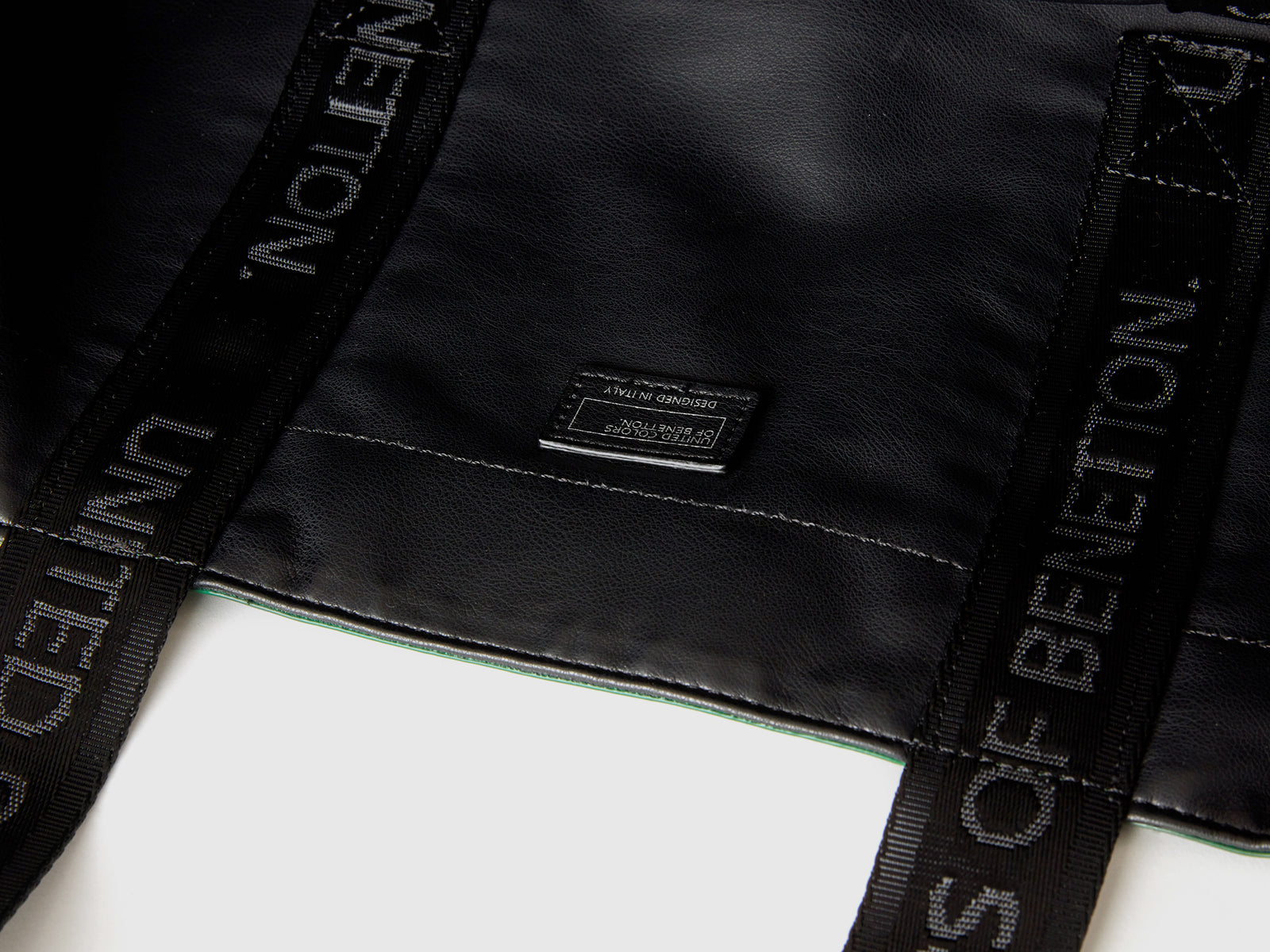 Tote bag reversibile da donna verde scuro 3 | Benetton Outlet